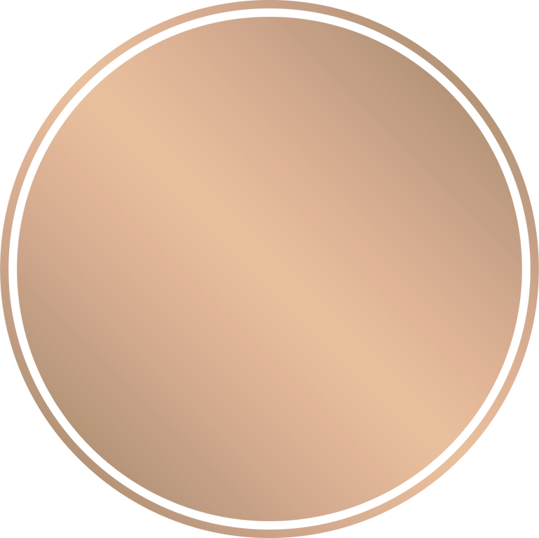 Gold Circle Label